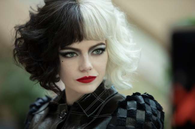 Emma Stone as Cruella in Disney’s live-action CRUELLA