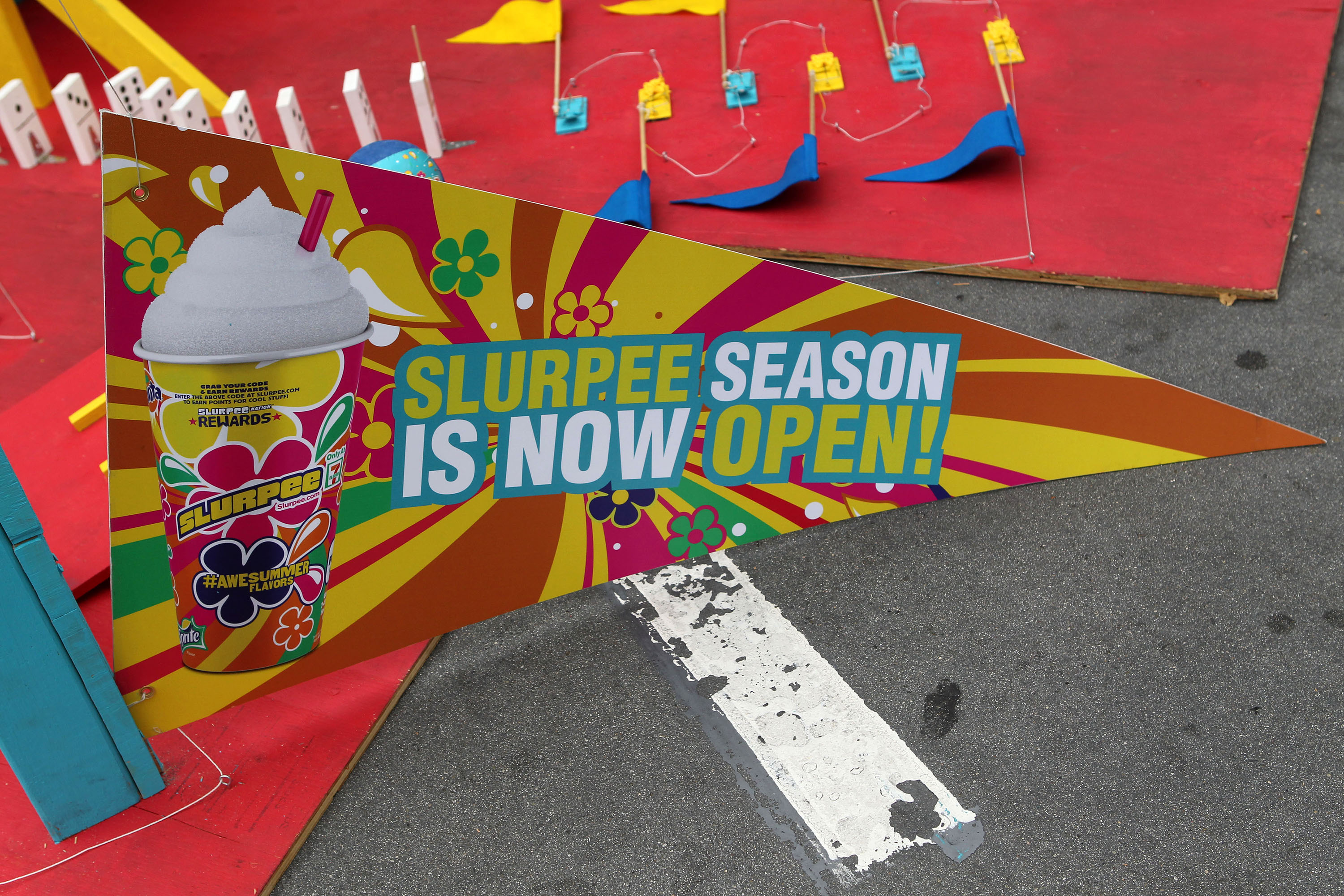 Ashley Benson Takes Ceremonial First Slurpee Sip of 7-Eleven