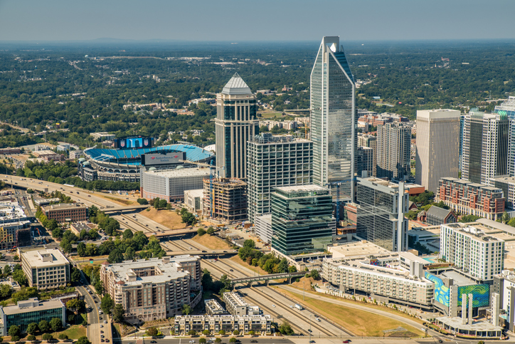 Charlotte NC skyline