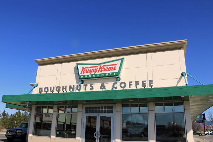 Krispy Kreme doughnut shop