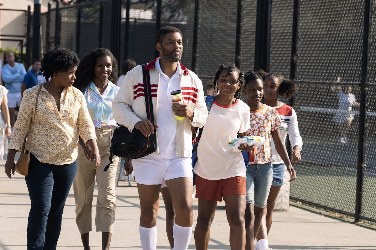 Will Smith, Demi Singleton and Saniyya Sidney star in "King Richard"