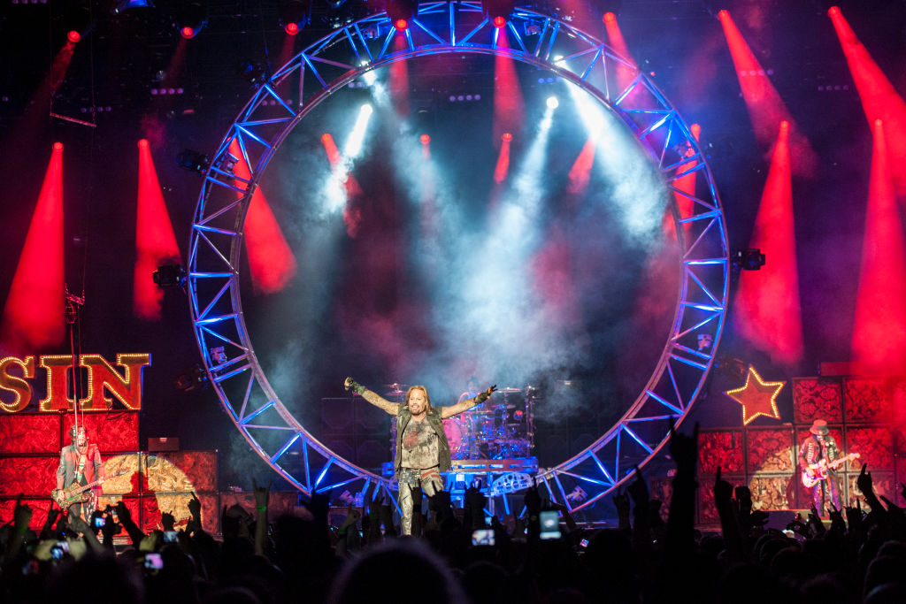 Motley Crue Perform in Birmingham