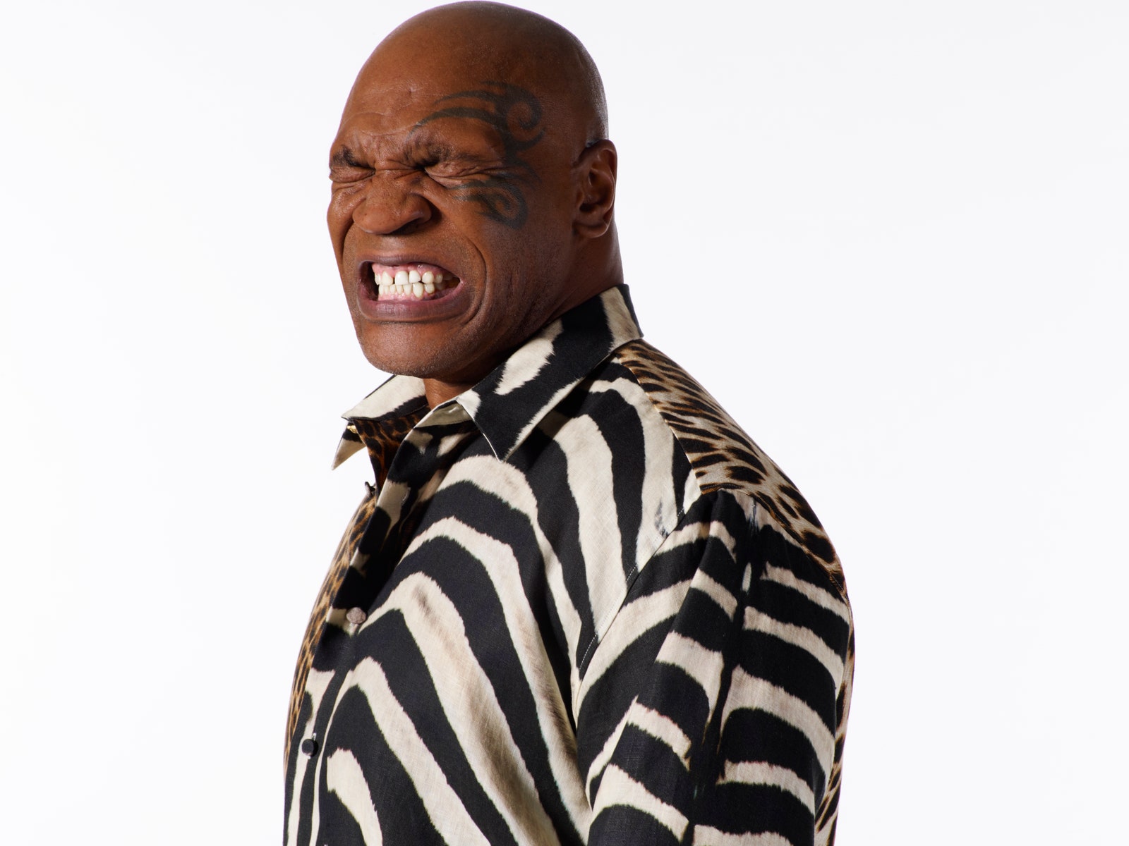 Mike Tyson For Roberto Cavalli Men’s Spring 2022