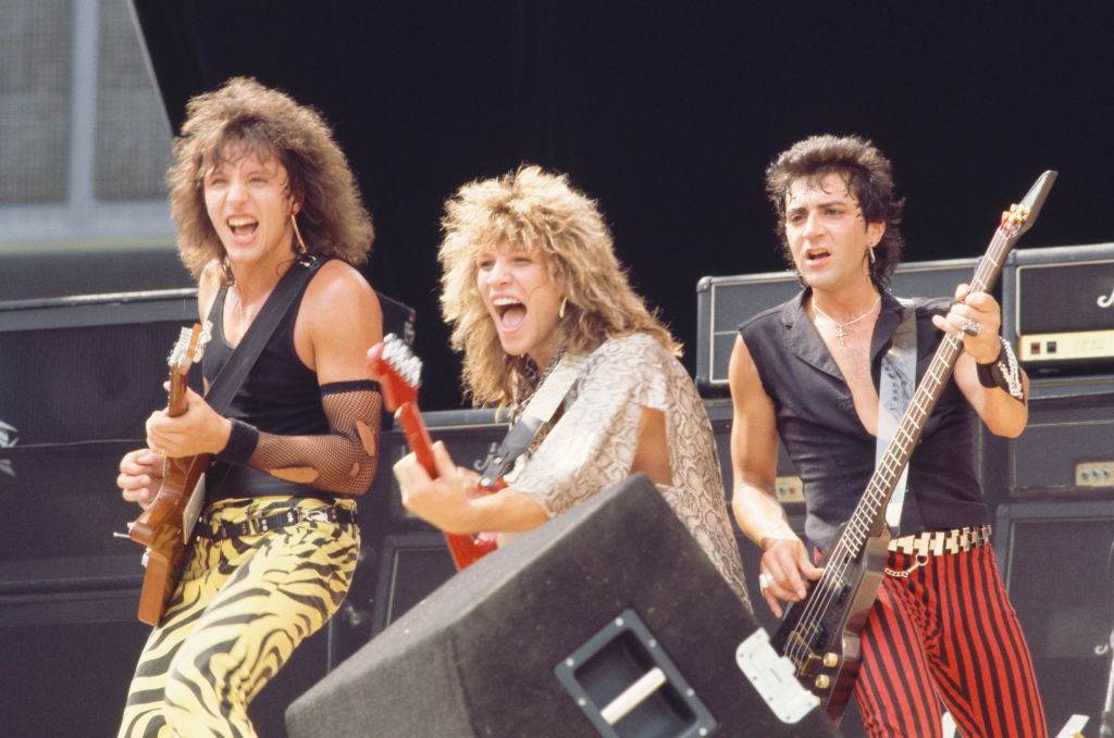 Bon Jovi At Super Rock 84 In Japan