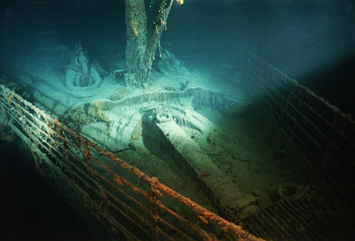 Forepeek of Titanic Shipwreck