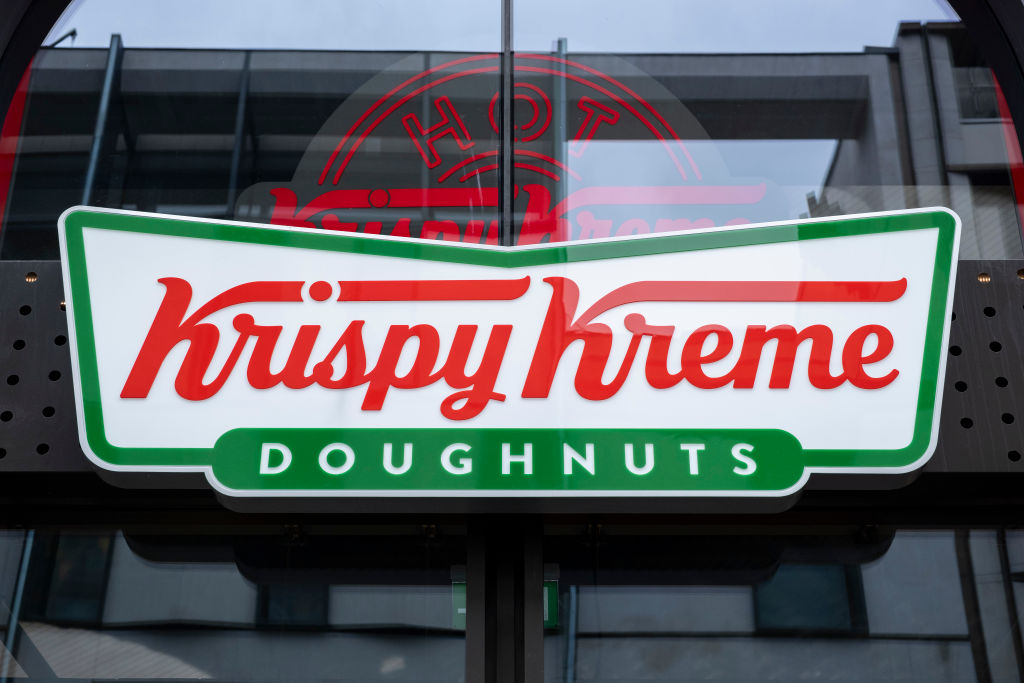 Sign For Brand Krispy Kreme