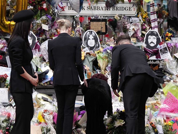 Funeral ceremony for Ozzy Osbourne in Birmingham