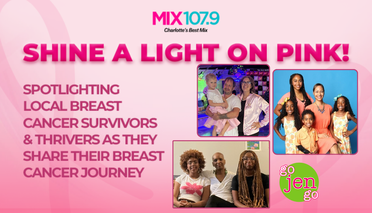 Mix 107.9 & Go Jen Go on "Shine a Light on Pink"