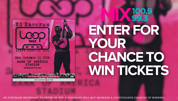 Ed Sheeran register to Win ticket giveaway