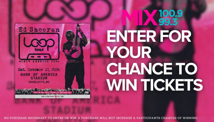 Ed Sheeran register to Win ticket giveaway