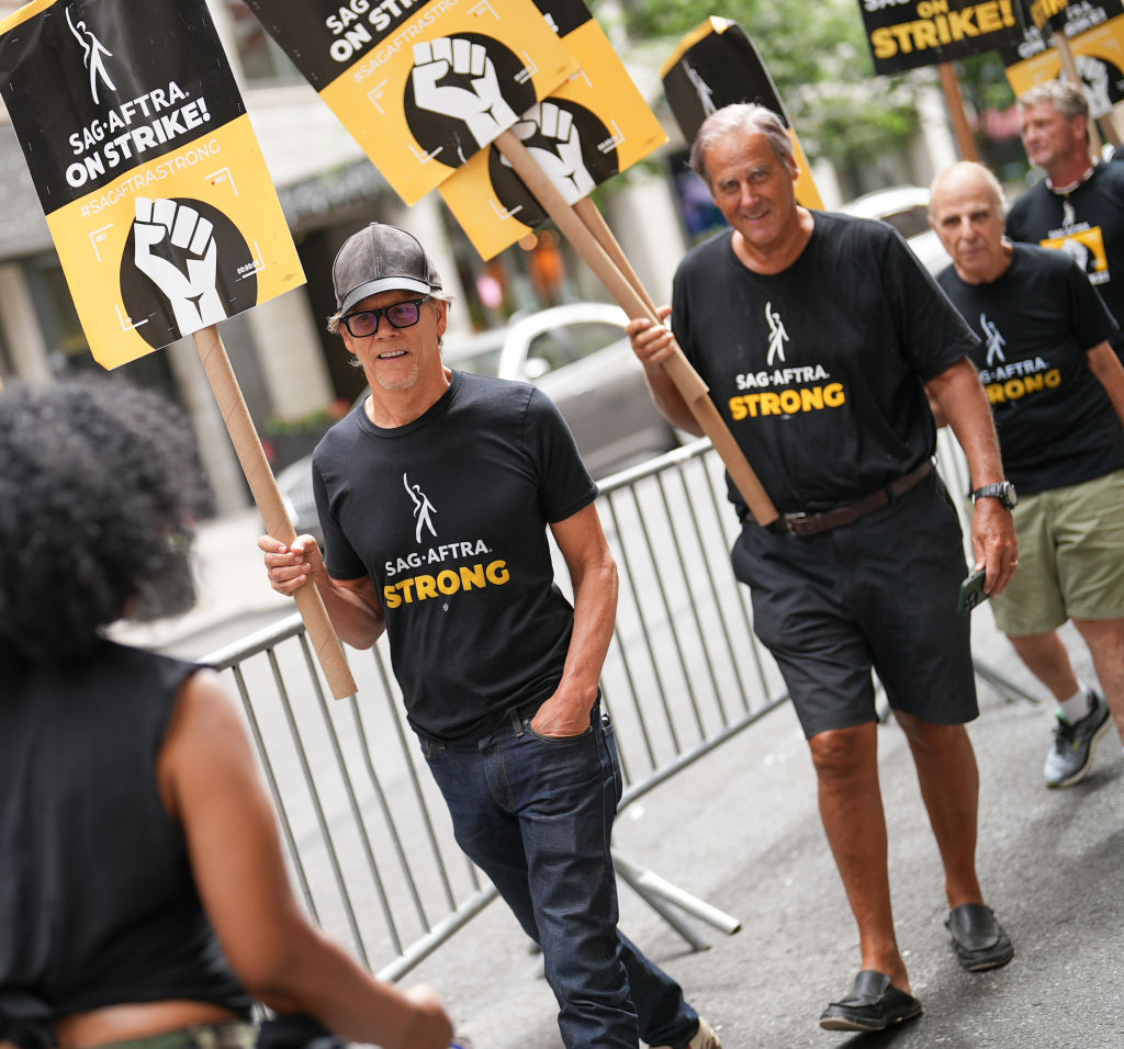SAG-AFTRA Members Maintain Picket Lines Across New York City During Strike