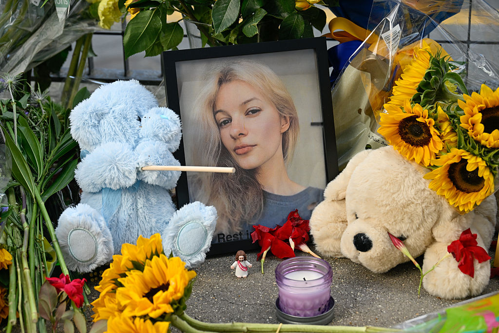 Memorial For 23-year-old Ukrainian Iryna Zarutska In Charlotte, North Carolina